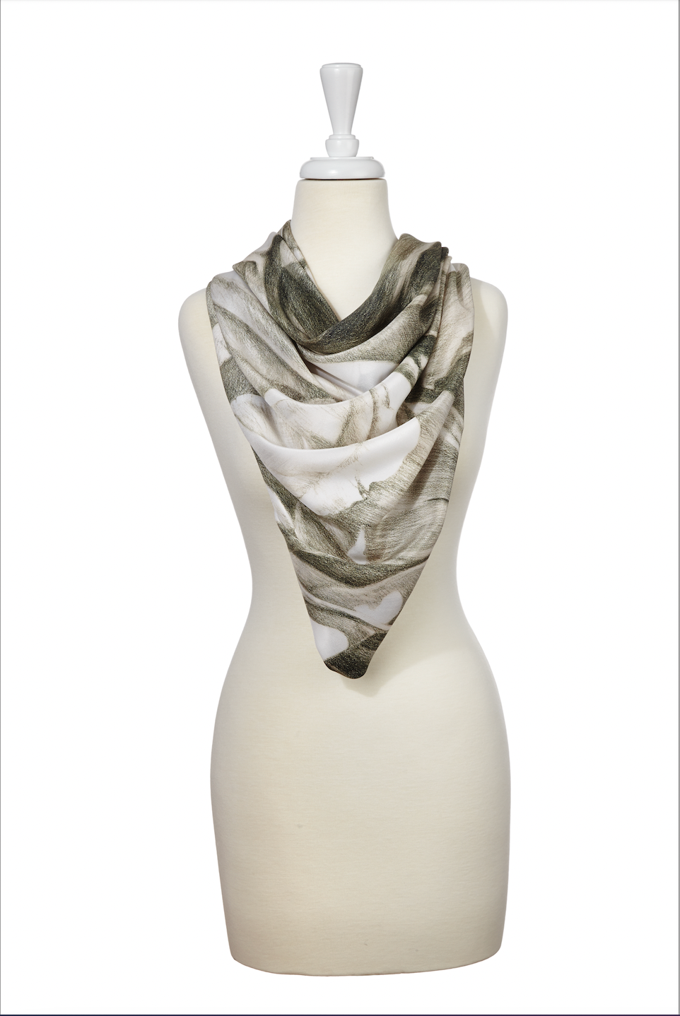Melange Sand Silk Scarf