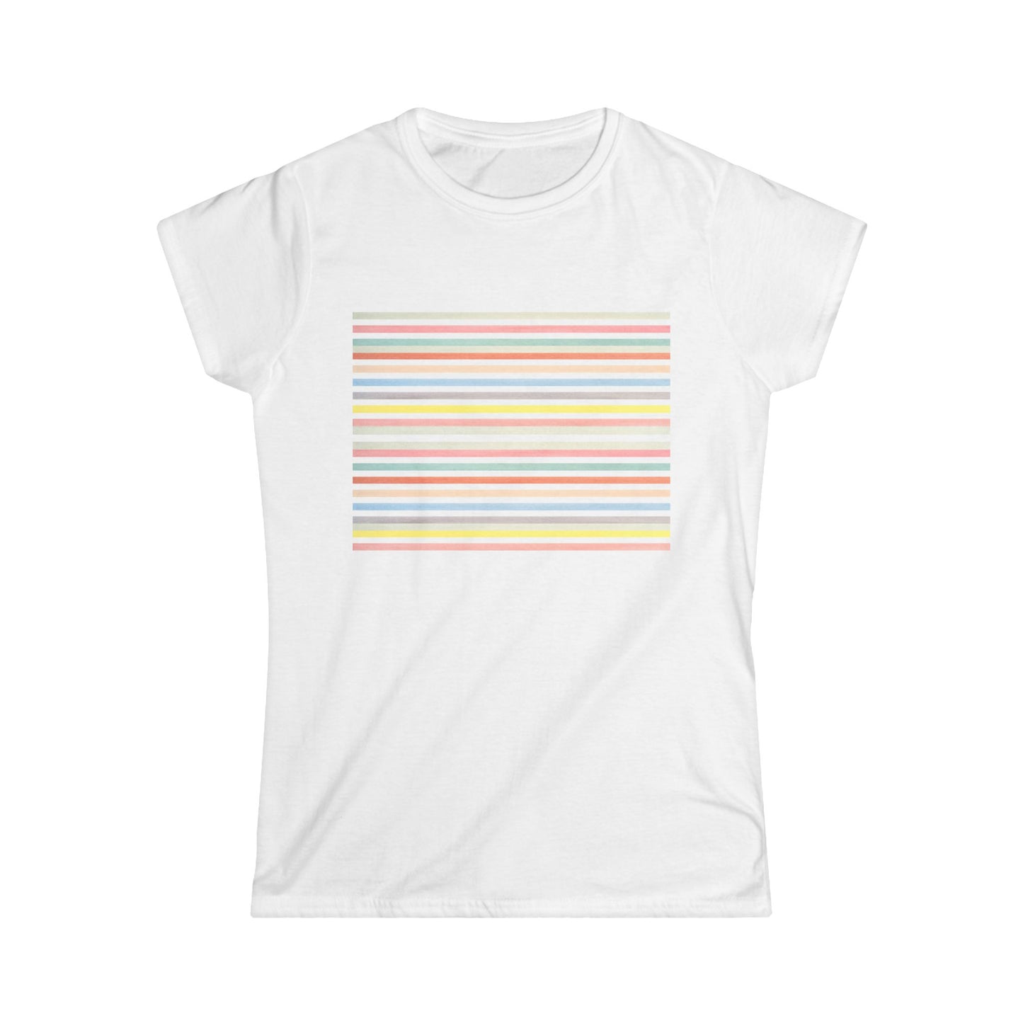 Harmony Stripe, Women's Soft Style Tee