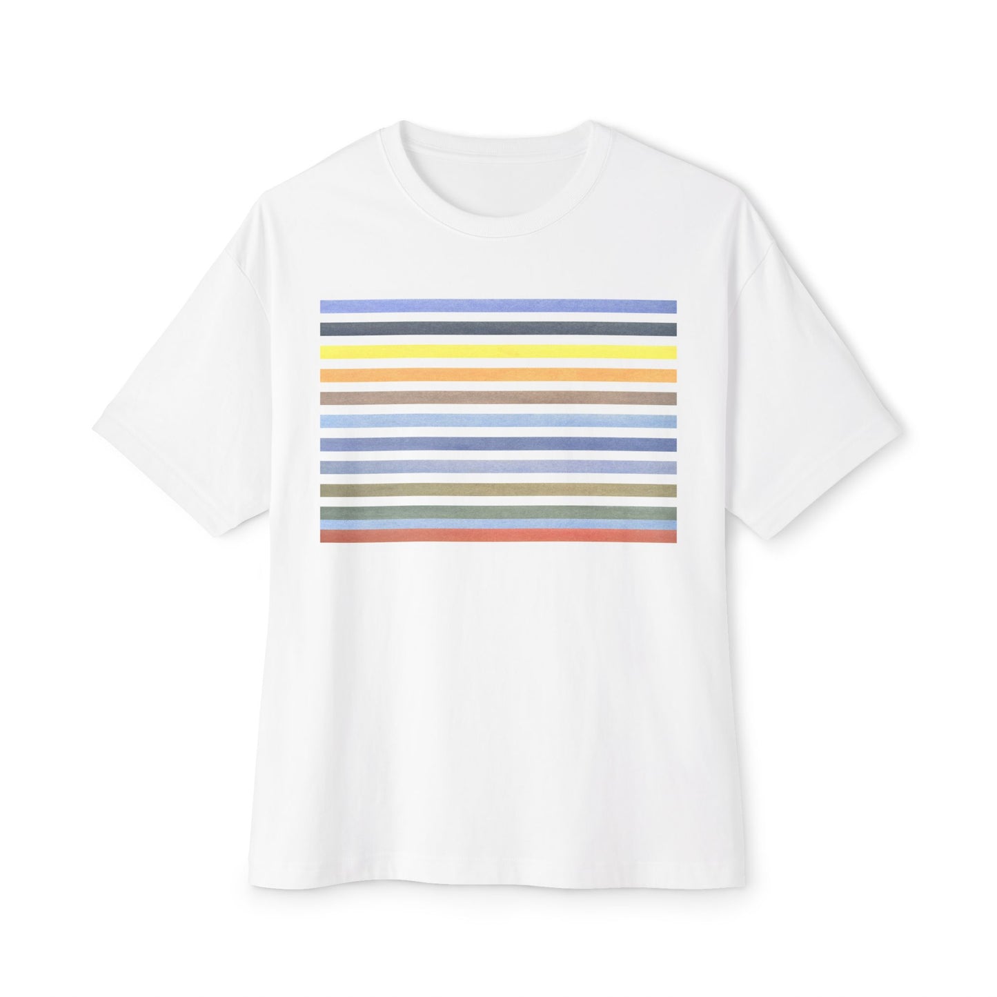 Deep Harmony Stripe Oversized tee